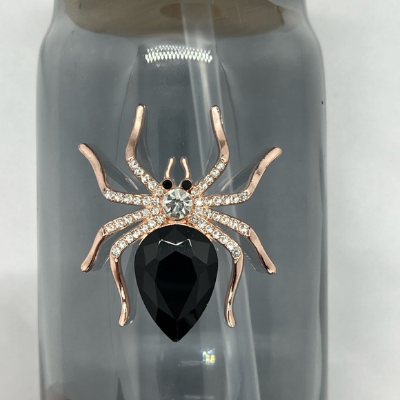 Home Essentials and Beyond Spider Sipper Mason Jar - Picture 6 of 6